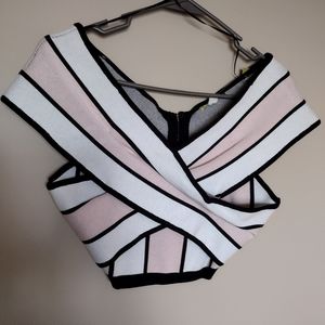 Gianni Bini Top bandeaux - crop top - Off the shoulders - Size M